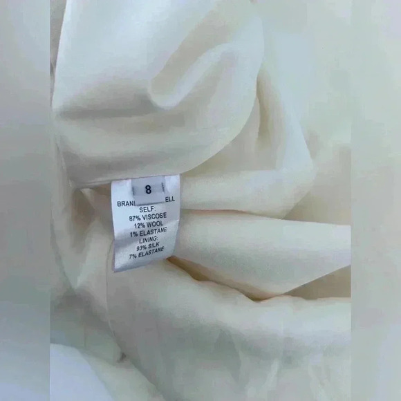 NWT $2300 Brandon Maxwell Women's White Backless Cutout Cady Dress Size 8 - Picture 9 of 15